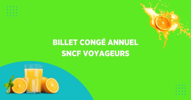 Billet congé annuel