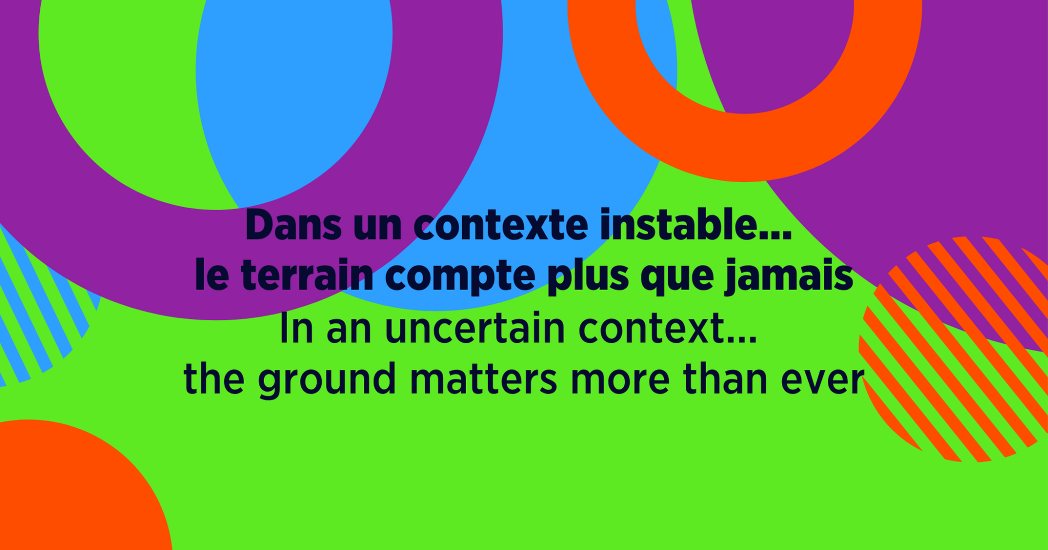 Dans un contexte instable… le terrain compte plus que jamais – CFDT ...