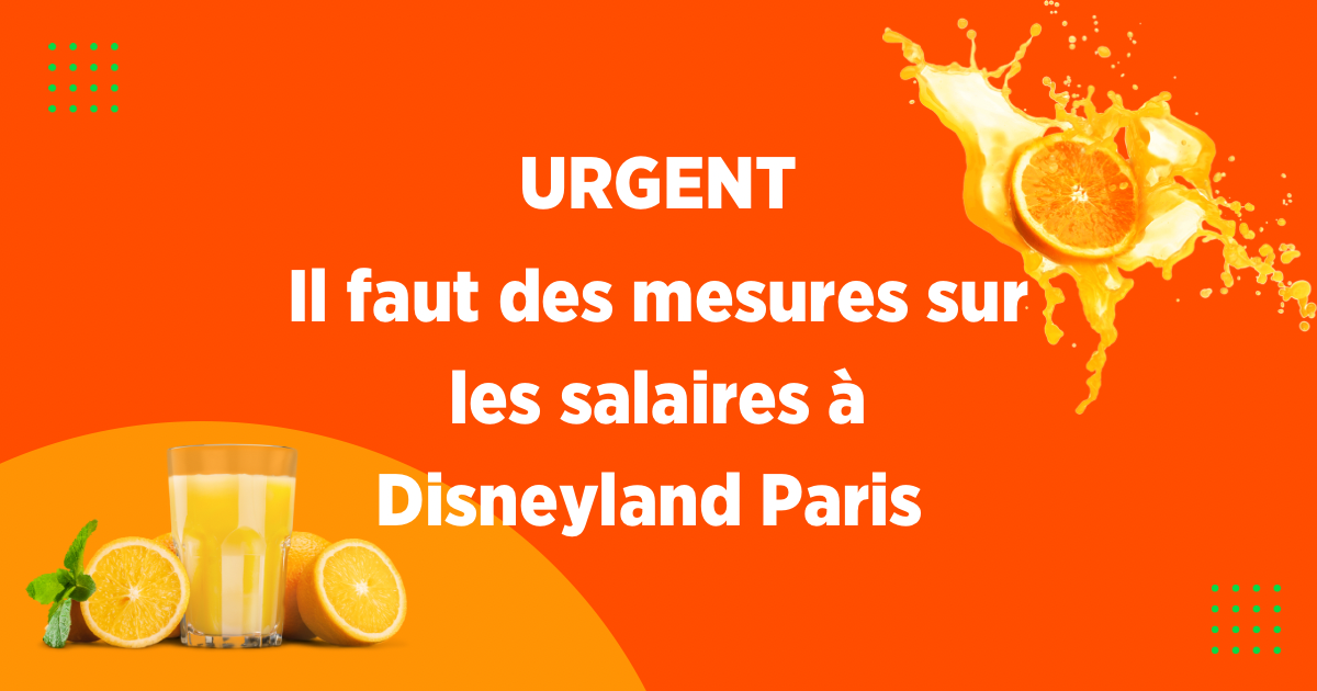 La CFDT demande une rencontre entre la direction et les organisations représentatives pour préserver le pouvoir d’achat des salariés de Disneyland Paris